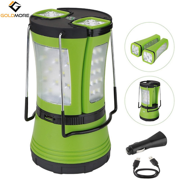 600 lumens Rechargeable LED Camping Lantern with Detachable Portable Flashlight for Camping Hiking Outdoor Emergency