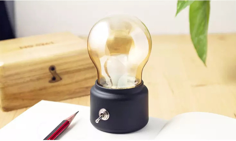 Goldmore Portable Rechargeable USB Mini Desk Lamp Led Light Bulb for Reading