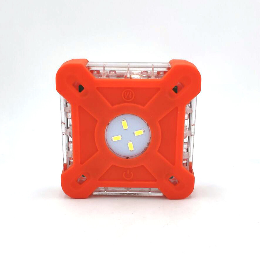 2019 newest road flare led safety flare16+4LED square magnetic warning light emergency safe warning light with hook