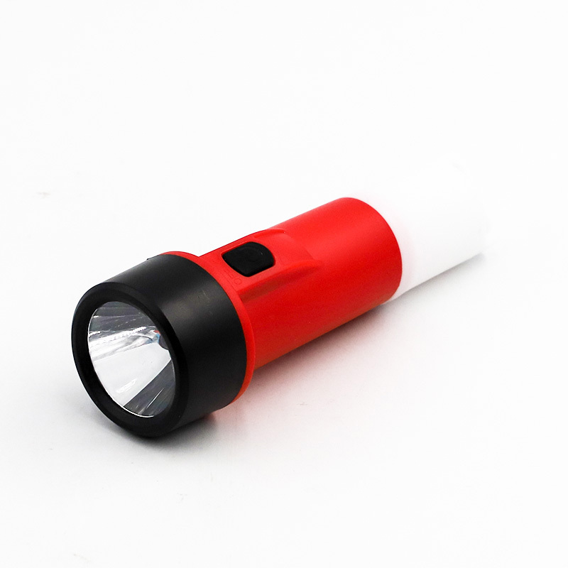 Goldmore1 LED  flashlight Front light on - a flashlight with tail light on Long Battery Life Used for camping Outdoor Indoor