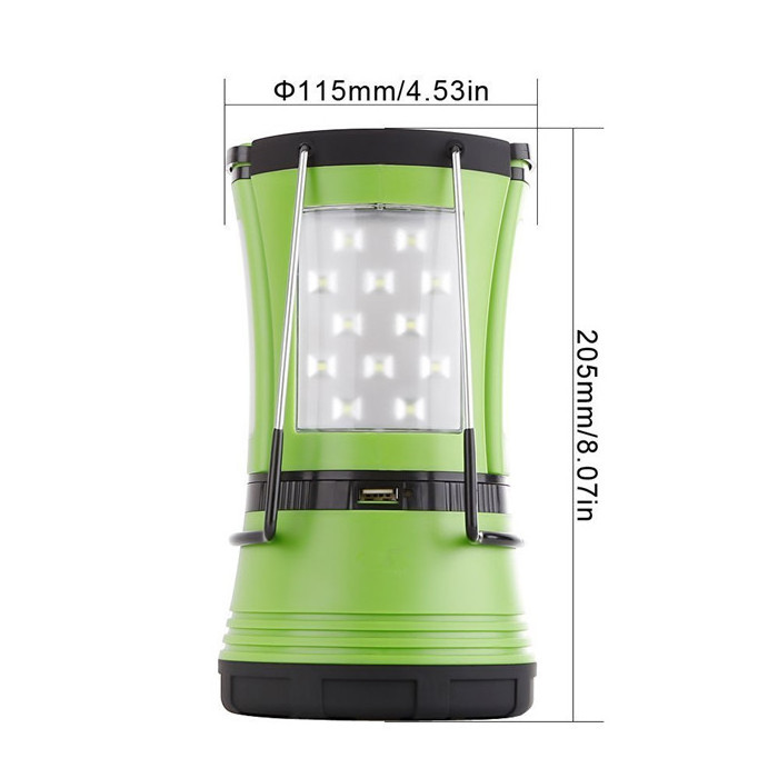 600 lumens Rechargeable LED Camping Lantern with Detachable Portable Flashlight for Camping Hiking Outdoor Emergency