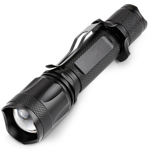 Goldmore hotsell rechargeable High Power COB Aluminum Alloy 10W T6 LED Tactical Flashlight torch With clip