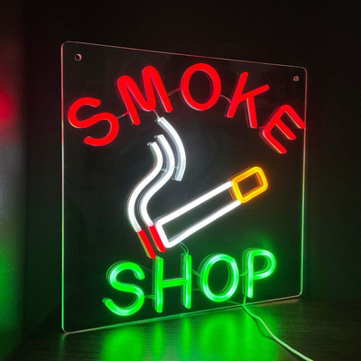 Custom Smoke Shop Led Sign Business Open Led Neon Sign