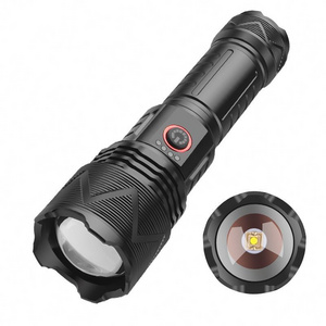 GOLDMORE1 1500M 5000000LM type-c 30W P70 LED Torch  input  output power display Torch light Tactical Camp flashlight