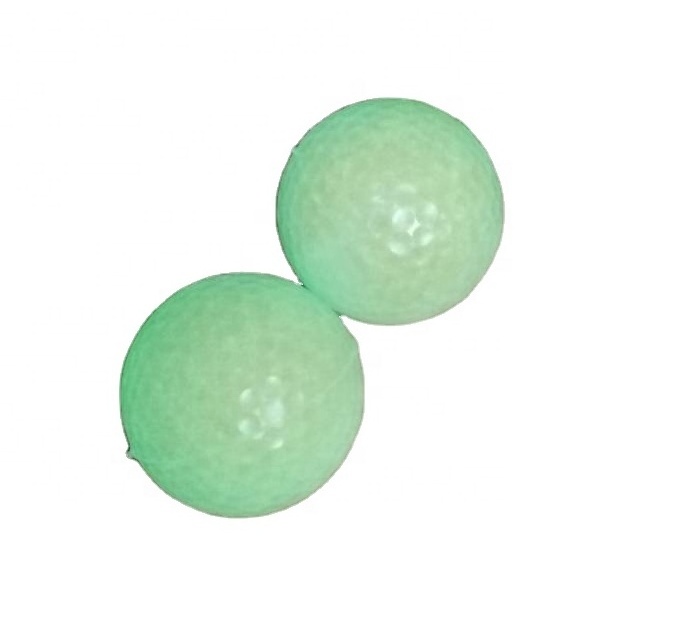 2pc Fluorescent golf balls with logo Easy to find in night golf balls practice golf ball