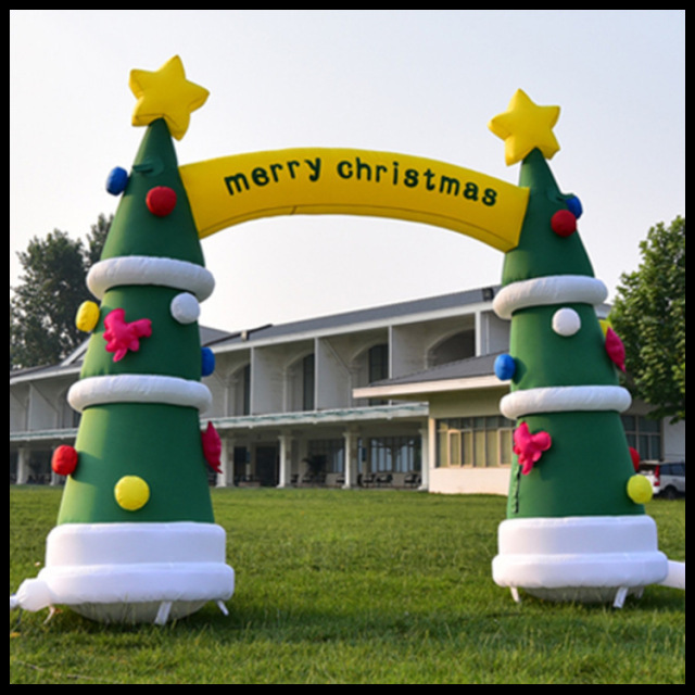 Customized inflatable cartoon large giant inflatable model for Christmas advertising decoration arch