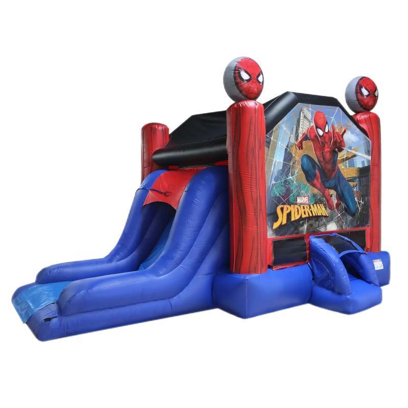 Jumping castle price party jump bouncer water combo with slide inflatable spider man spiderman bounce house