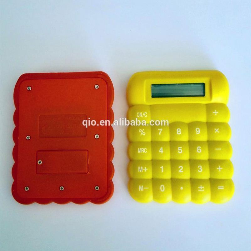 mini silicone plastic rubber smart promotion calculator