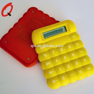 mini silicone plastic rubber smart promotion calculator