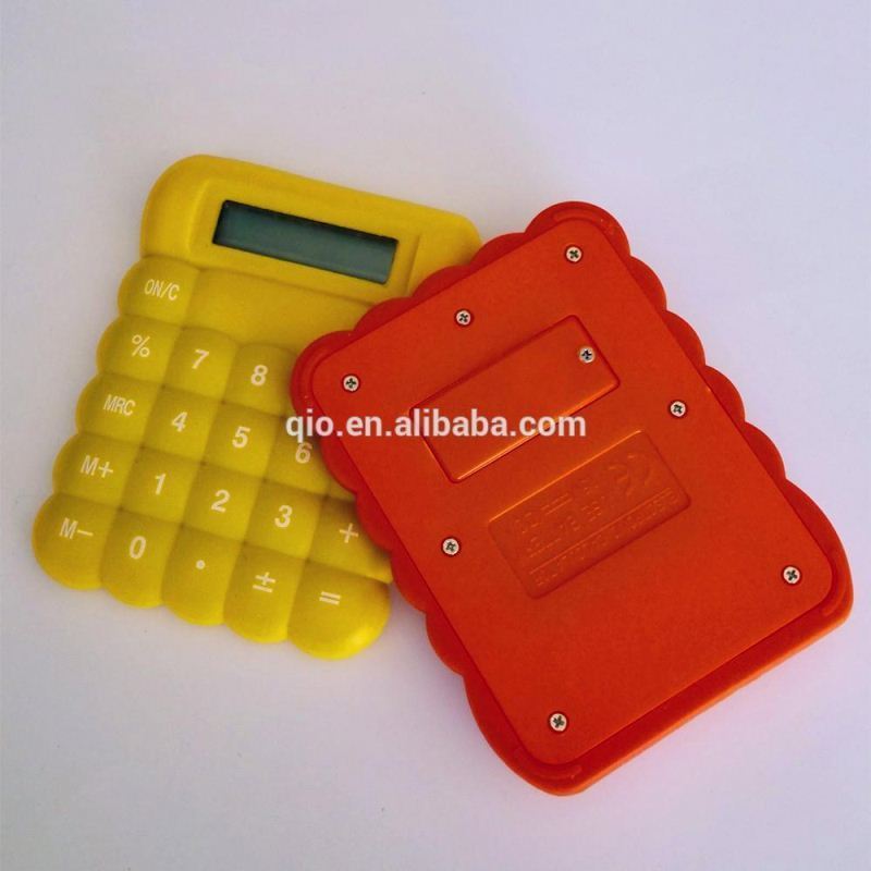 mini silicone plastic rubber smart promotion calculator