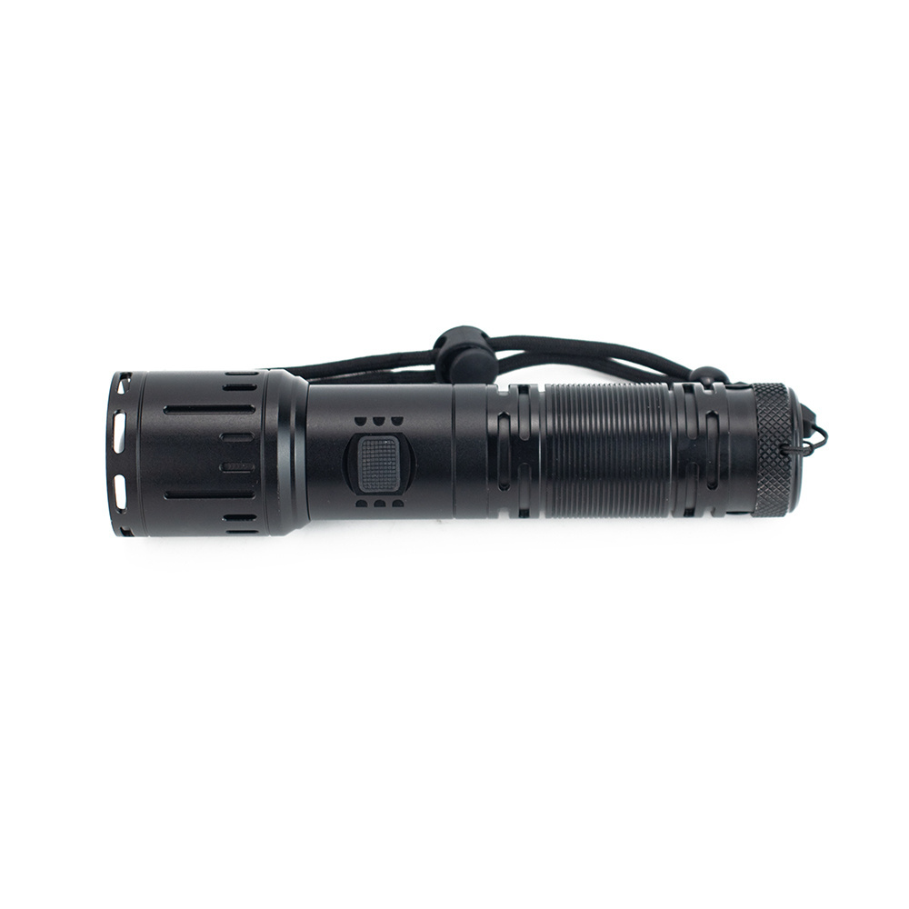 hot sales Emergency led torch light zoom led flash lights rechargeable hunting camping led flashlight with clip