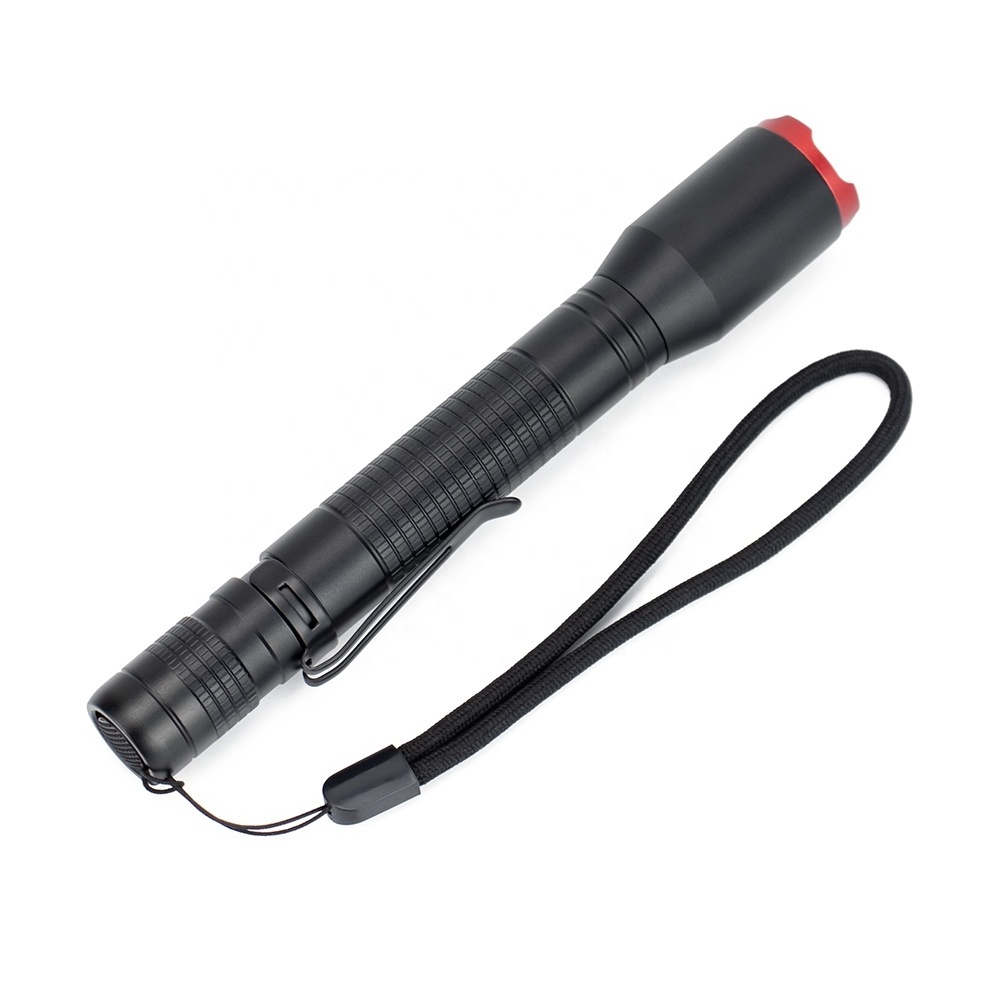 Factory wholesale mini compact torch 2xAA dry battery high brightness zoom led ultra portable small flashlight