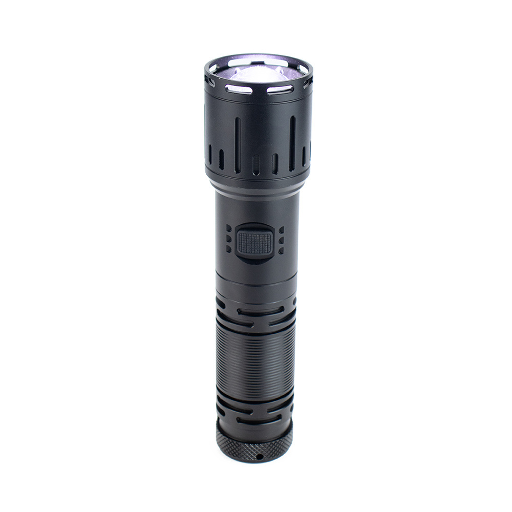 hot sales Emergency led torch light zoom led flash lights rechargeable hunting camping led flashlight with clip