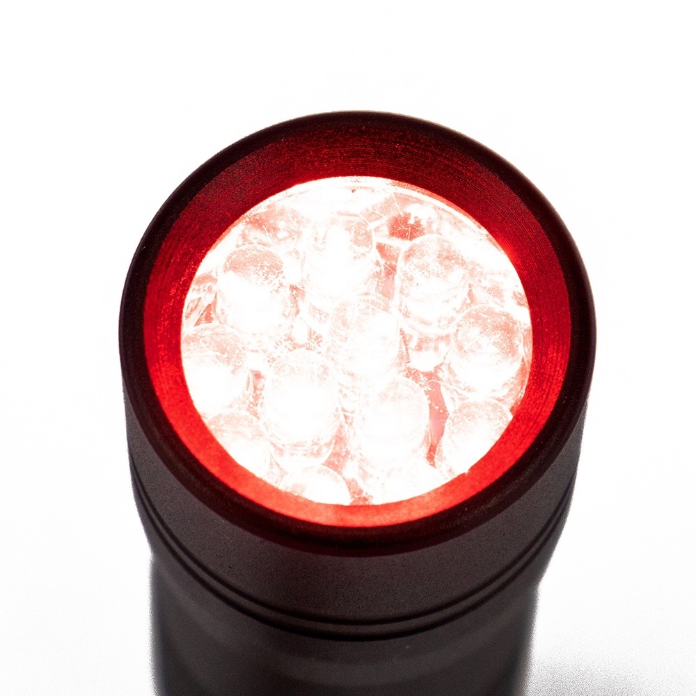 620nm 625nm Red Light Night Vision Easy Use Medical Infrared LED Torch Mini Red LED Flashlight