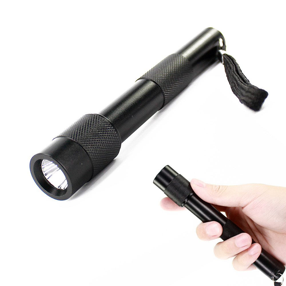 pocket led torch custom 1W AA dry battery powered aluminum Portable mini led Flashlight