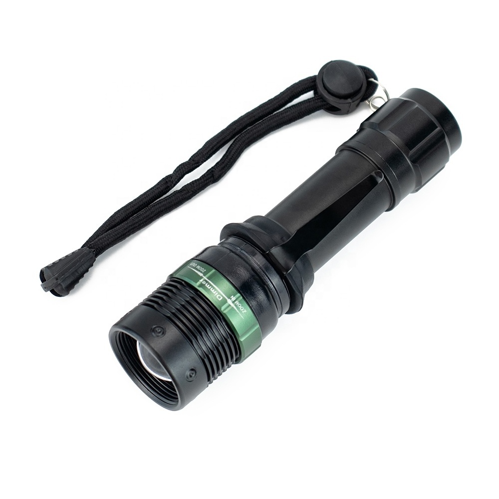 Cycling Equipment hand crank Ultra Bright dry battery R2 3 Modes Tactical Flashlight with clip