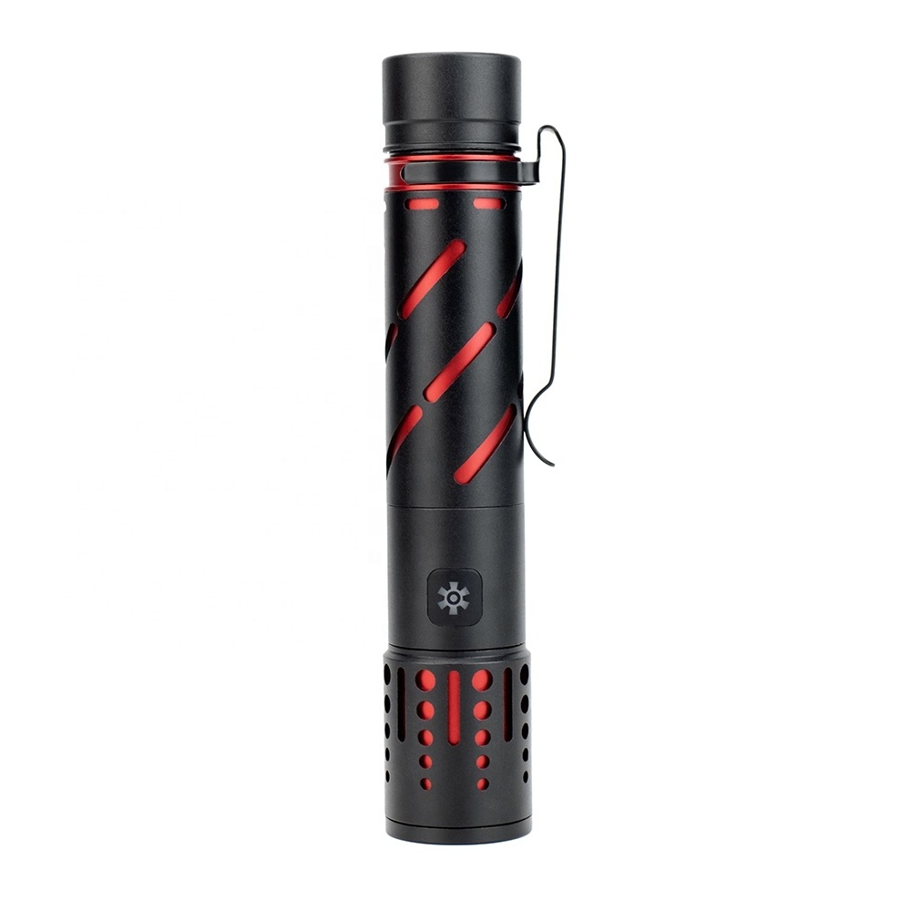 Adjustable Portable Small High Quality Zoomable Super Flashlight Outdoor Emergency Rechargeable Laser Led Torch