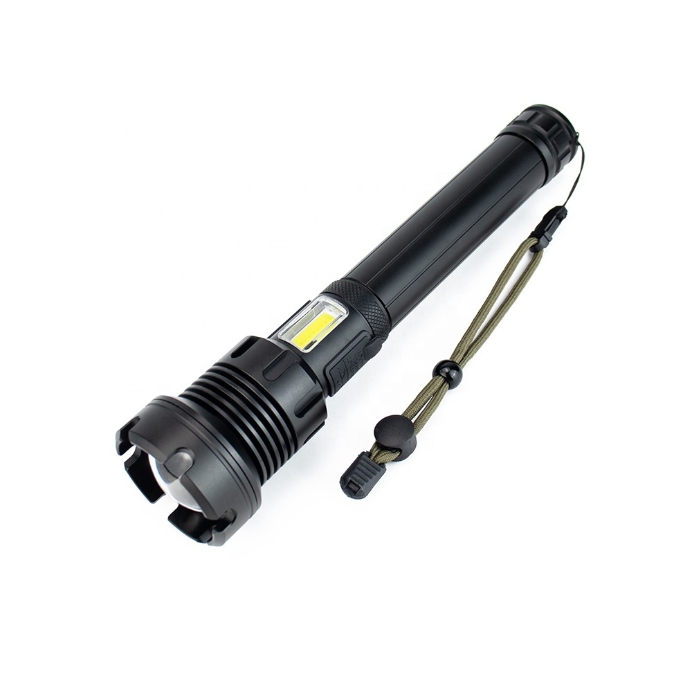 1000 lumens most powerful 26650 USB Torch XHP90 hunting LED rechargeable flashlight