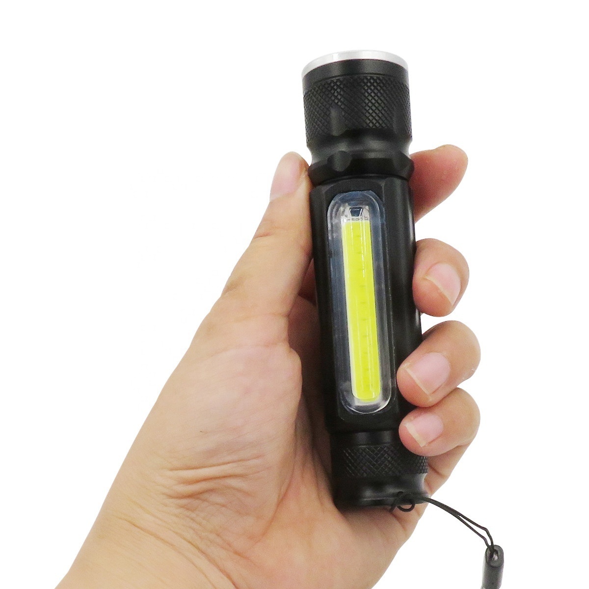 Strong Magnetic Rechargeable Waterproof Multifunction Torch Light T6 COB Side Floodlight USB Charging Outdoor Flashlight