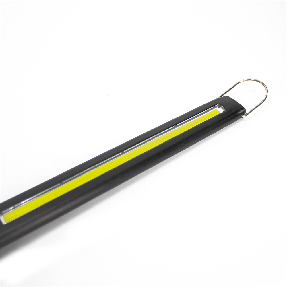 USB Rechargeable Led Torch With Hook Rotatable COB Magnetic Flashlight