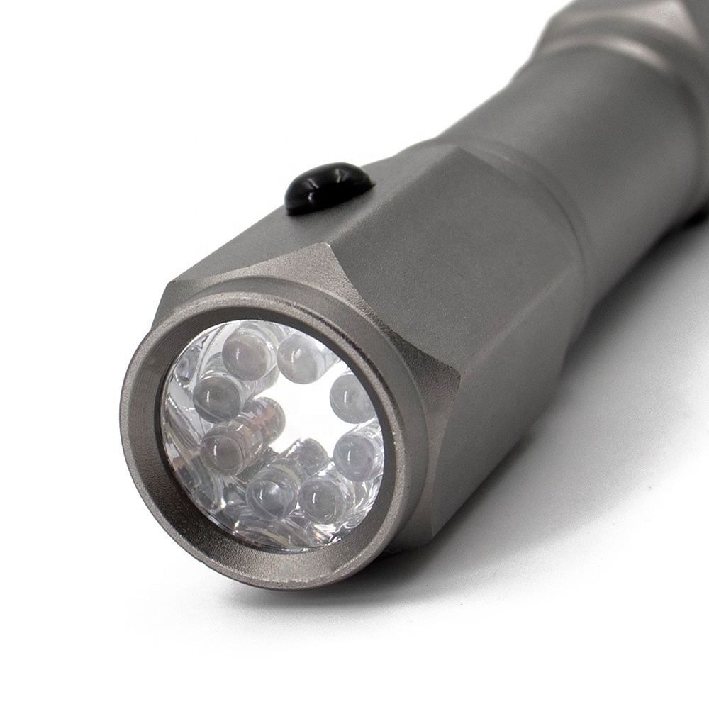 Aluminum flashlight tool with cutter and steel ball emergency for car Multifunction flashlight