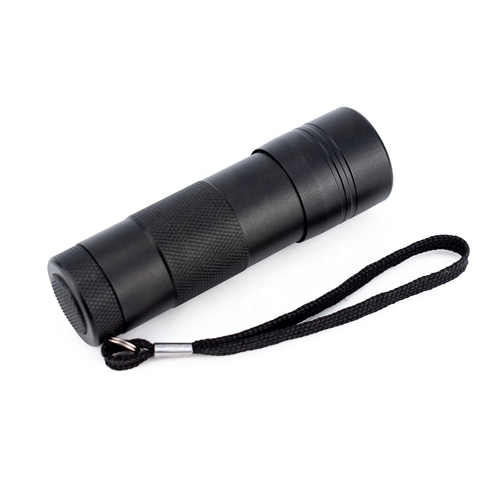 Aluminum mini torch 12 LED vein finder light red beam locate vein led flashlight