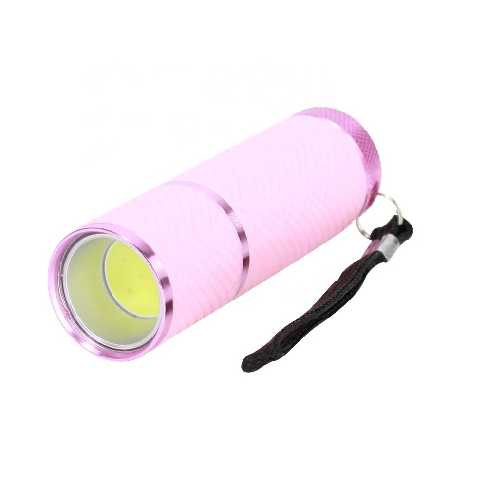 COB Rubber Metal Glow In The Dark Security Torch Led Portable Powerful Waterproof Flashlights