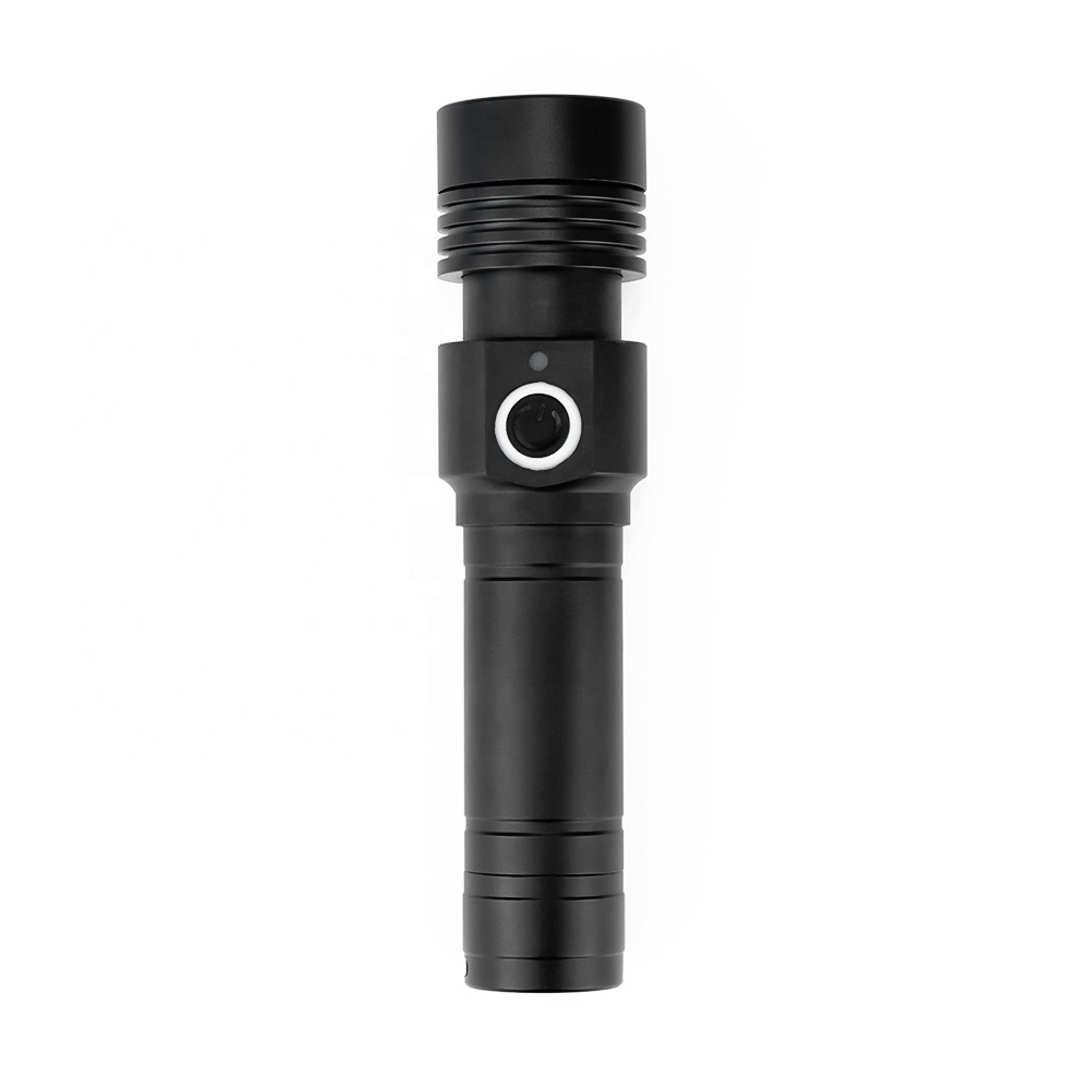 UVA UVC 270nm 395nm Dual Sources Aluminum Mini Torch Black Light Rechargeable UV Flashlight