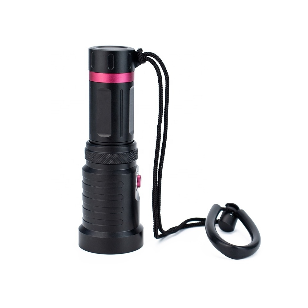 New arrival high power led outdoor rescue camping flashlight professional waterproof diving flashlight torch