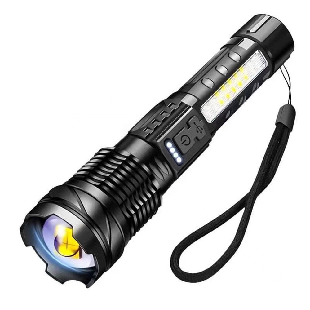 Factory sale hot customized XHP50 rechargeable led flashlight