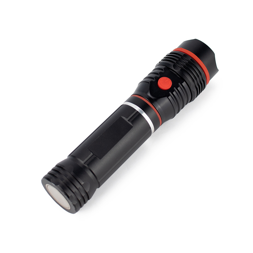 multifunctional portable extend flashlight plastic small mini COB 1W LED torch