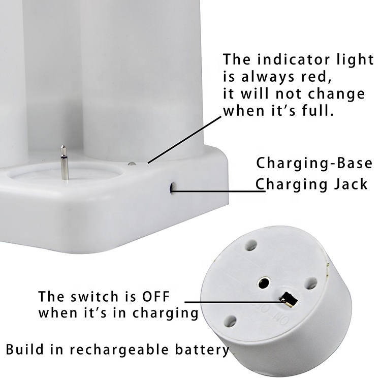 Set of 12 Sample Available Warm White Flickering Electric Flameless New Rechargeable LED Tea Light Candles for Home