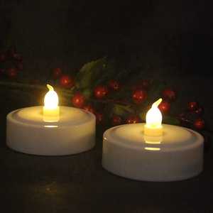 Wedding Supply Large Plastic Flameless Tealight Candles 3 Way Switch Battery Operated LED Tea Light Candles