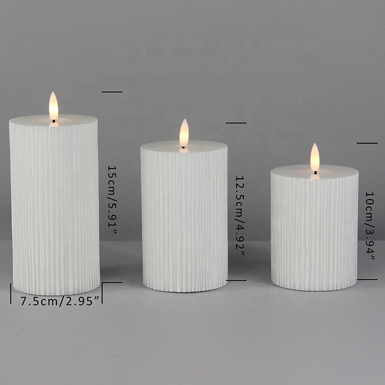 High Quality Battery Powered Electric Candles With Timer