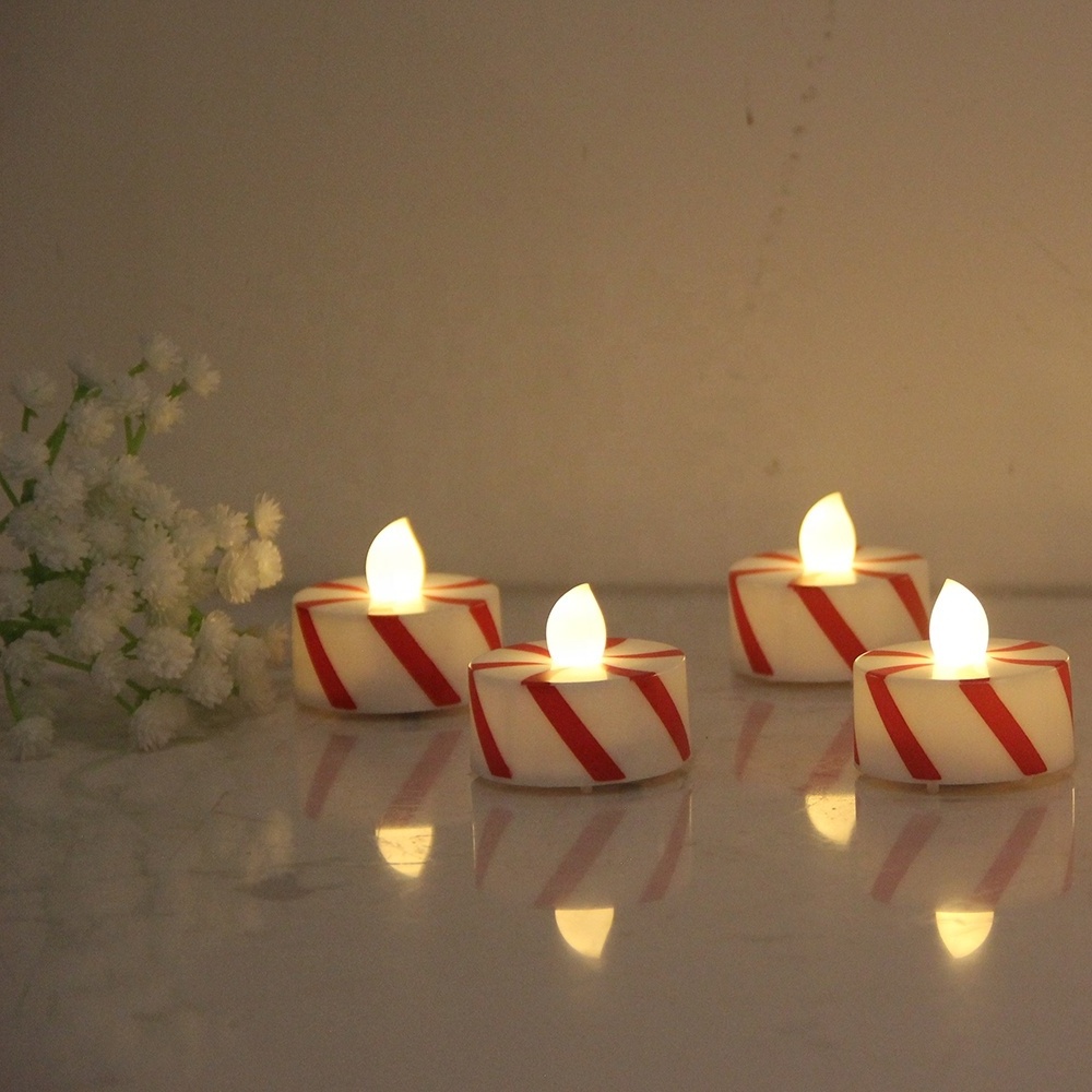 Warm White Flickering Mini Gift Led Candle Tealight Flicker Magic Flameless Christmas Tea Light Candles With Difused Votives