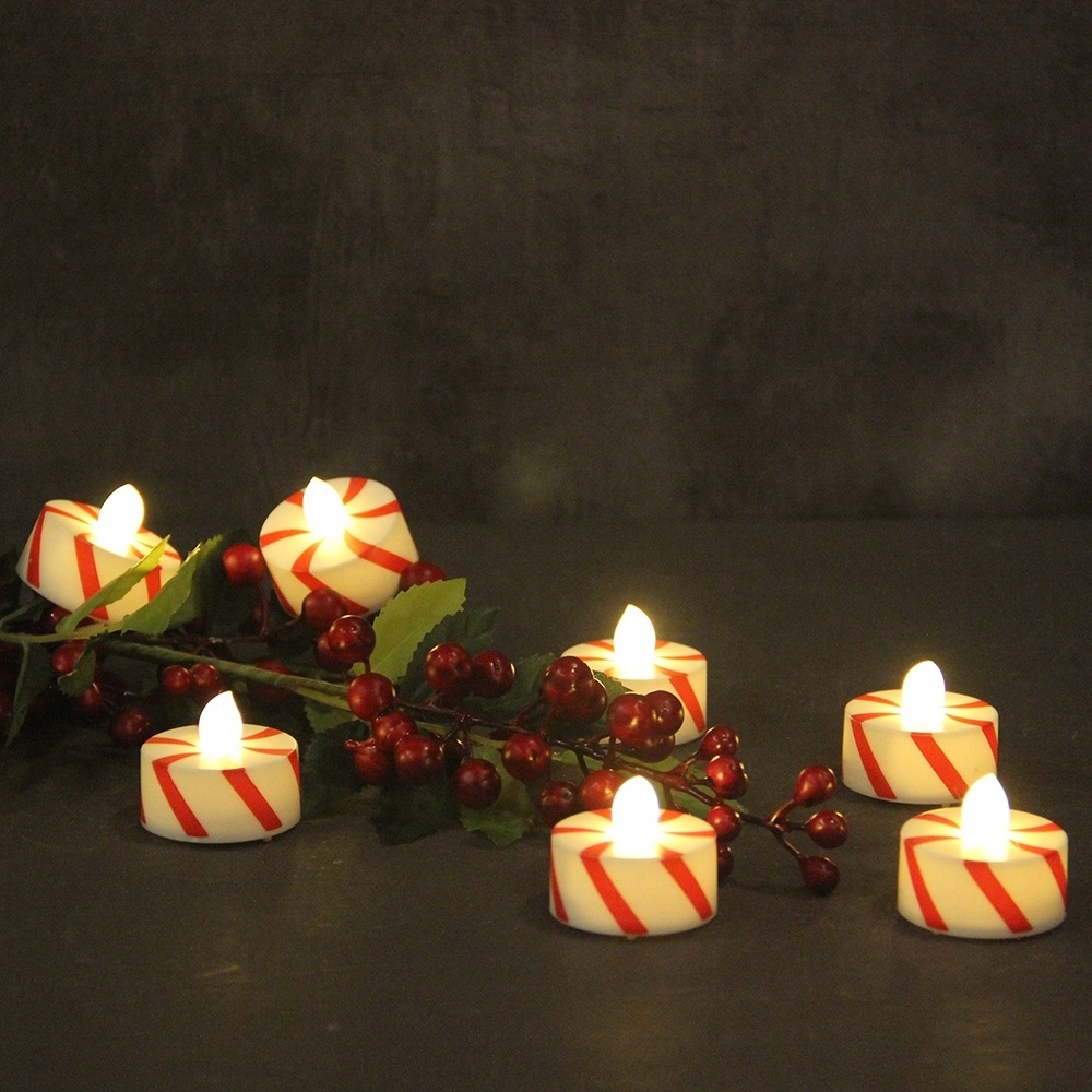 Warm White Flickering Mini Gift Led Candle Tealight Flicker Magic Flameless Christmas Tea Light Candles With Difused Votives