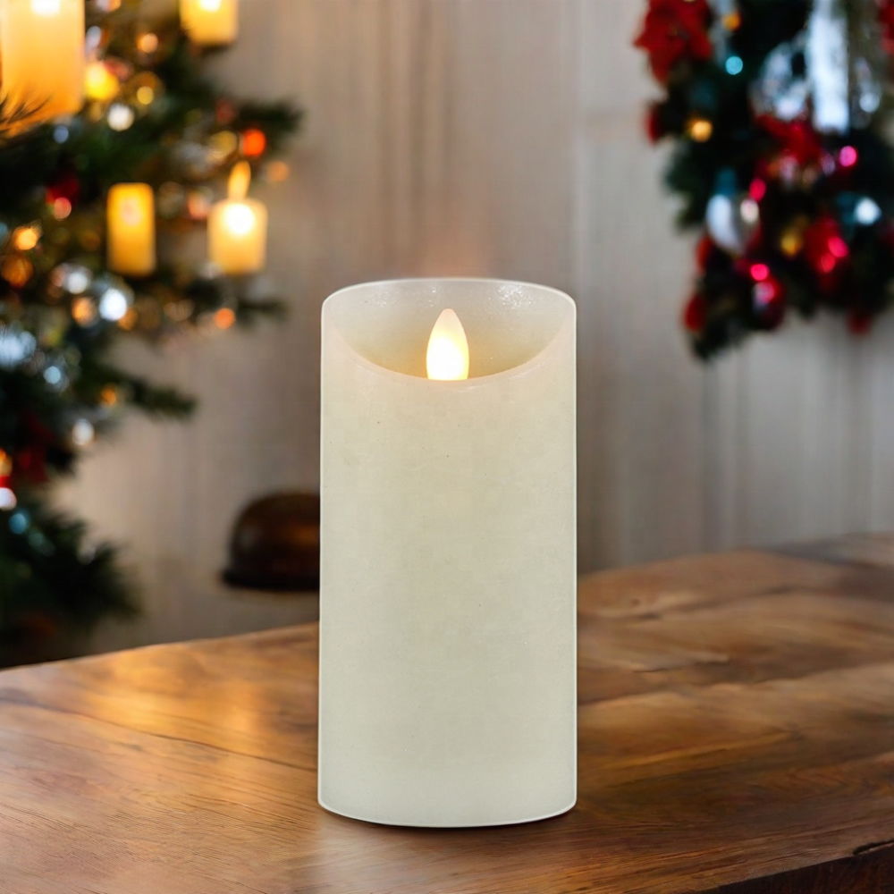 Christmas decorations moving flame effect flameless electric LED candle light with remote