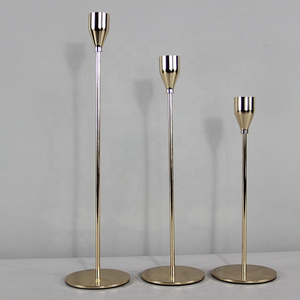 Sample Available European Metal Other Rose Gold Taper Custom Tall Wedding Decorative Candle Lantern Stick Holder Stand