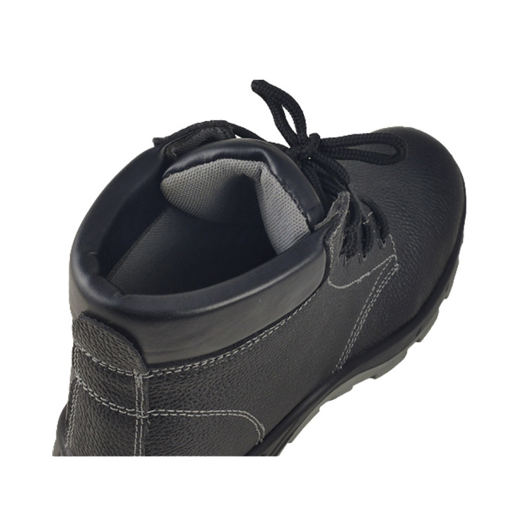 Wholesale steel toe black slip resistant hard work shoes s3 safety shoes waterproof safety boots