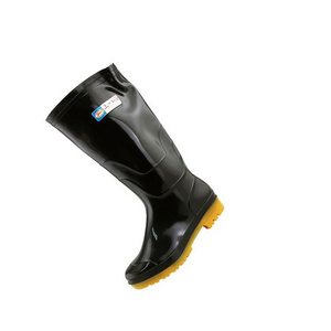 PVC plastic long rain boots rubber wellies custom work rubber boots waterproof rubber boots