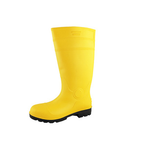 CE approved anti puncture steel toe industries construction rain boots custom wellies women men fishing boots