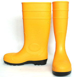 CE approved anti-slip steel toe cap puncture proof boot s5 industrial agricultural outdoor working boots pvc shoes