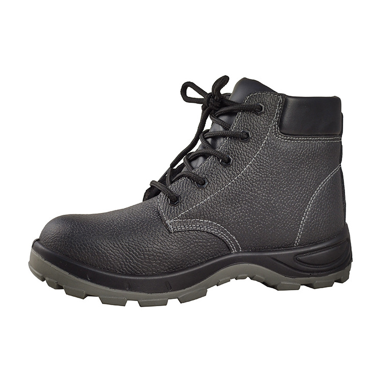 Wholesale steel toe black slip resistant hard work shoes s3 safety shoes waterproof safety boots