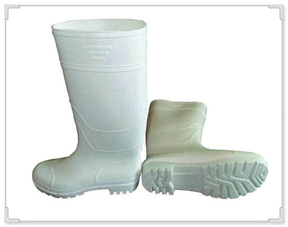 Custom pvc boots plastic work shoes men women  anti-slip waterproof  steel toe rain boots medical shoes