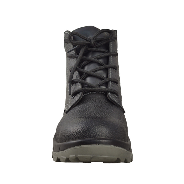 Wholesale steel toe black slip resistant hard work shoes s3 safety shoes waterproof safety boots