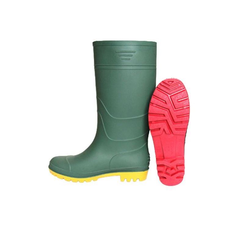 2022 oil acid alkali chemical resistant gum pvc boot pastel wellies women natural rubber boots boot rubber