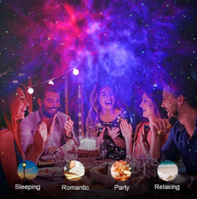 hot usb Smart Home LED Night Ceiling Light  with Cloud Sky Aurora Starry Star Galaxy Projector Table Lamp for Bedroom