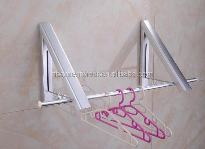 Aluminum Multifunctional Folding Drying Rack Wall   Clothes hanger