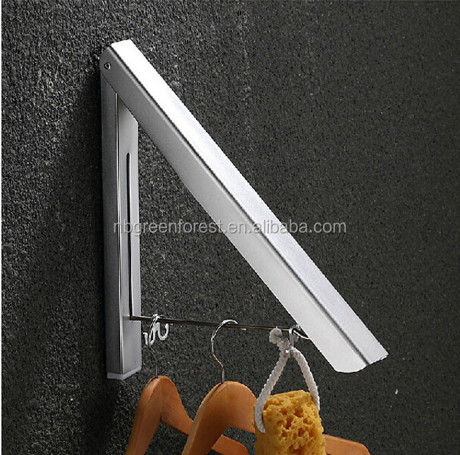 Aluminum Multifunctional Folding Drying Rack Wall   Clothes hanger