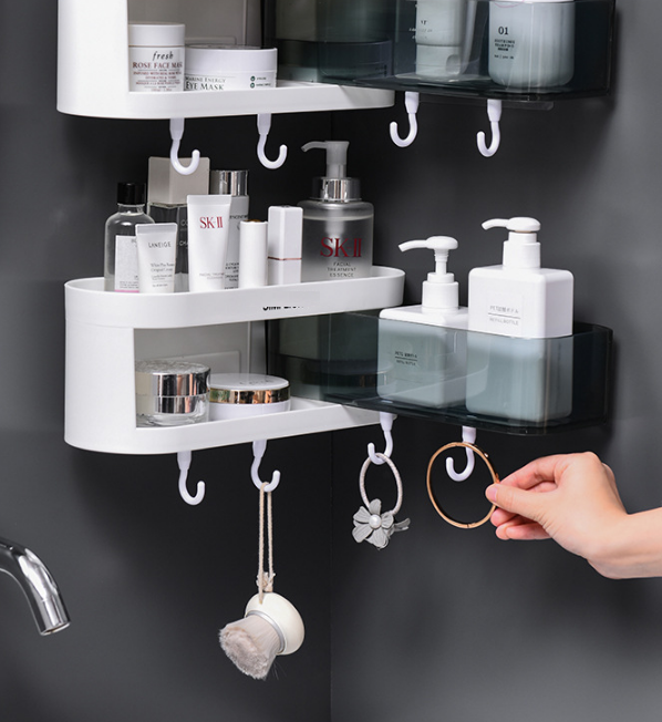 Rotating Shelf Spinning Corner Shelf kitchen&cabinet organizer shelf bathroom organizer